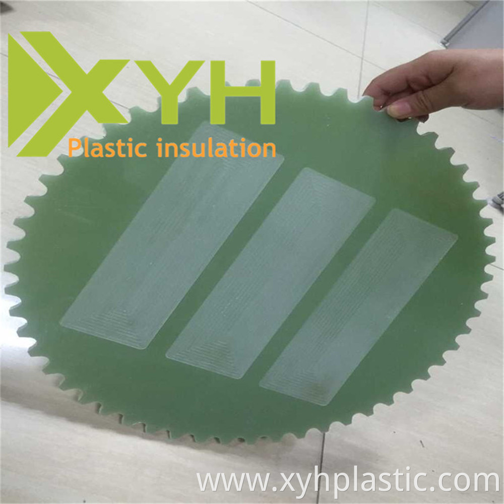 Machined FR4 epoxy fiberglass plate